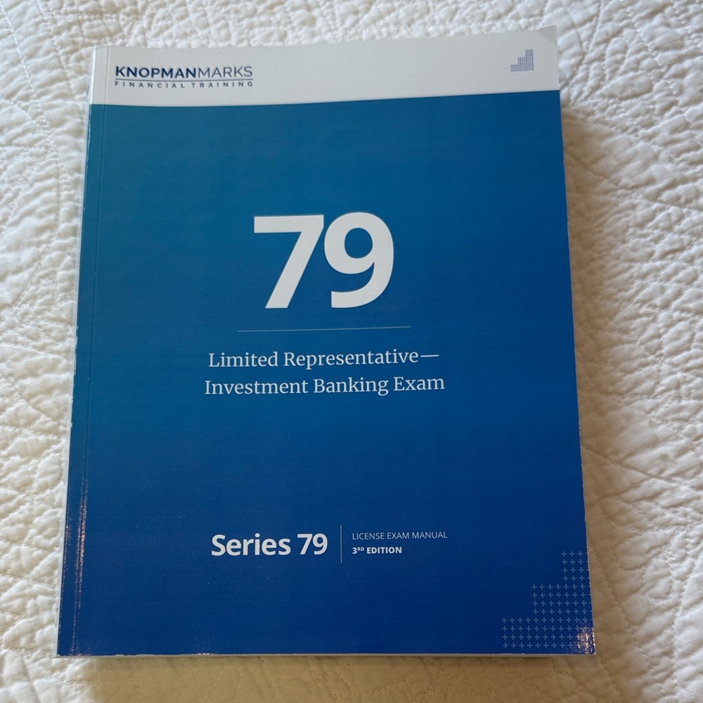 Knopman Marks Series 79 License Exam Manual